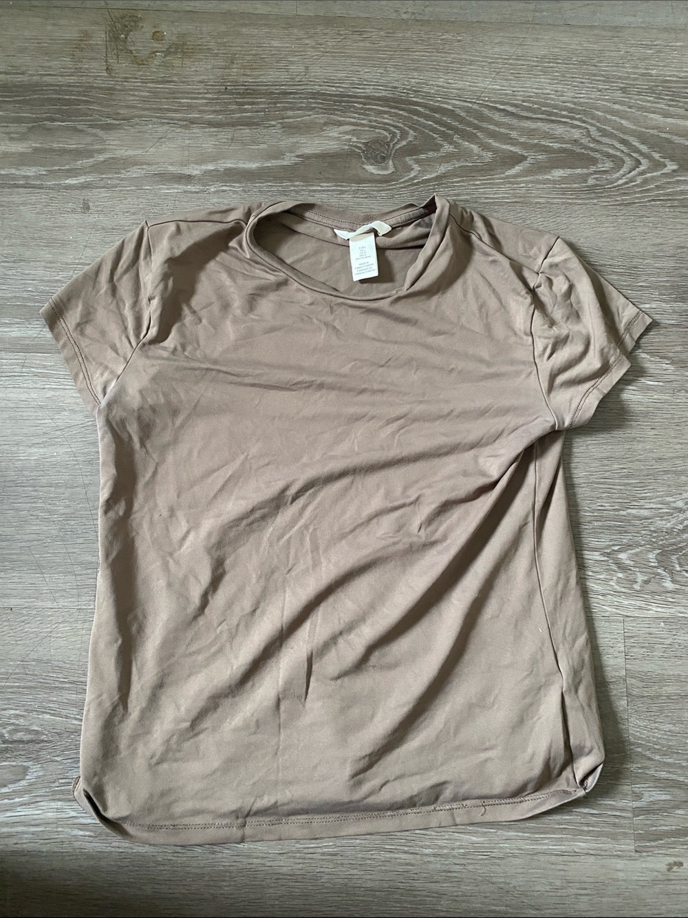 H&M Everyday Short Sleeve Tee - Taupe